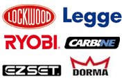 Lockwood, Legge, Ryobi, Carbine, Ezset, Dorma Lock Brands & Logo's