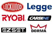 Lockwood, Legge, Ryobi, Carbine, Ezset, Dorma Lock Brands & Logo's